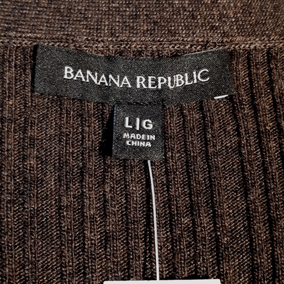 NWT Banana Republic Merino Wool Blend Cropped Cardigan - Picture 6 of 8